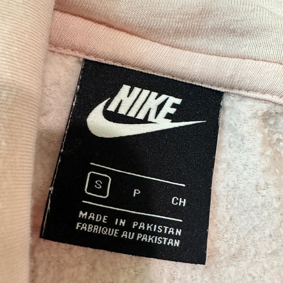 Nike Women’s Funnel Neck Sweatshirt Size Small Pink - Picture 4 of 9